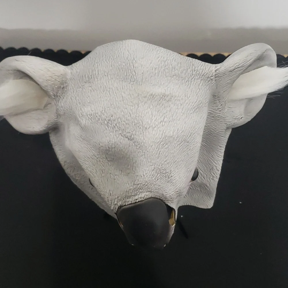 Koala Bear Rubber Face Mask Halloween NWOT